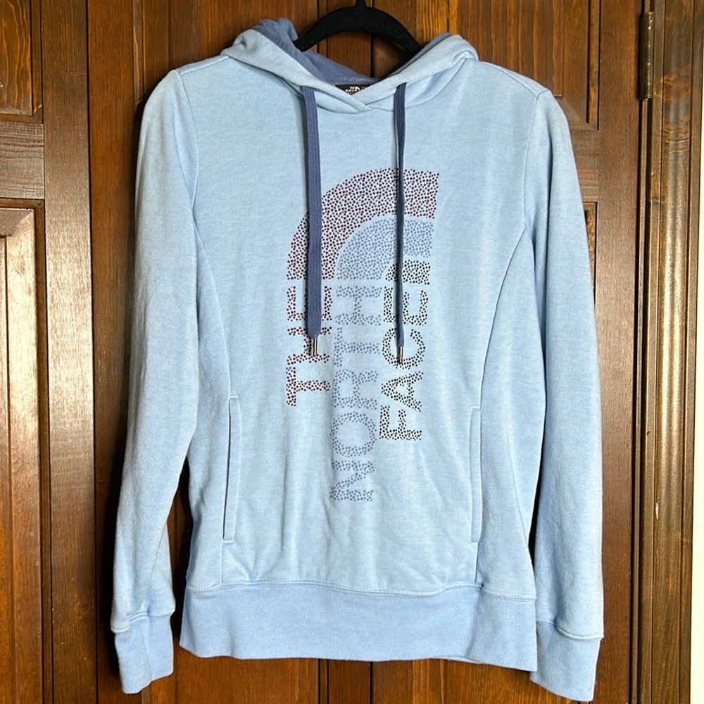 The North Face Brand women’s blue hoodie sweatshirt small